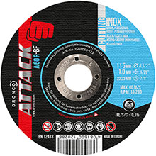 Dronco Attack - Inox Thin Steel Cutting Discs - 25 Pack